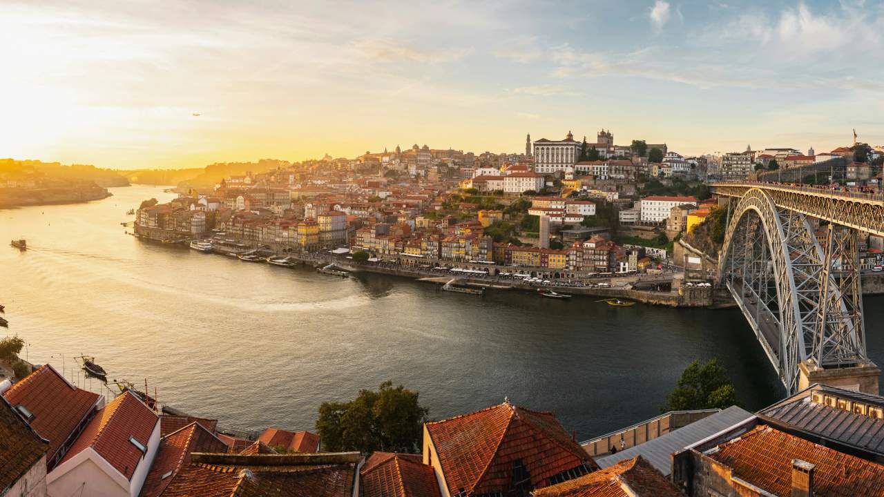 Foto cénica da cidade do Porto
