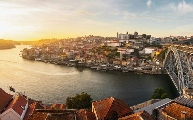 Foto cénica da cidade do Porto
